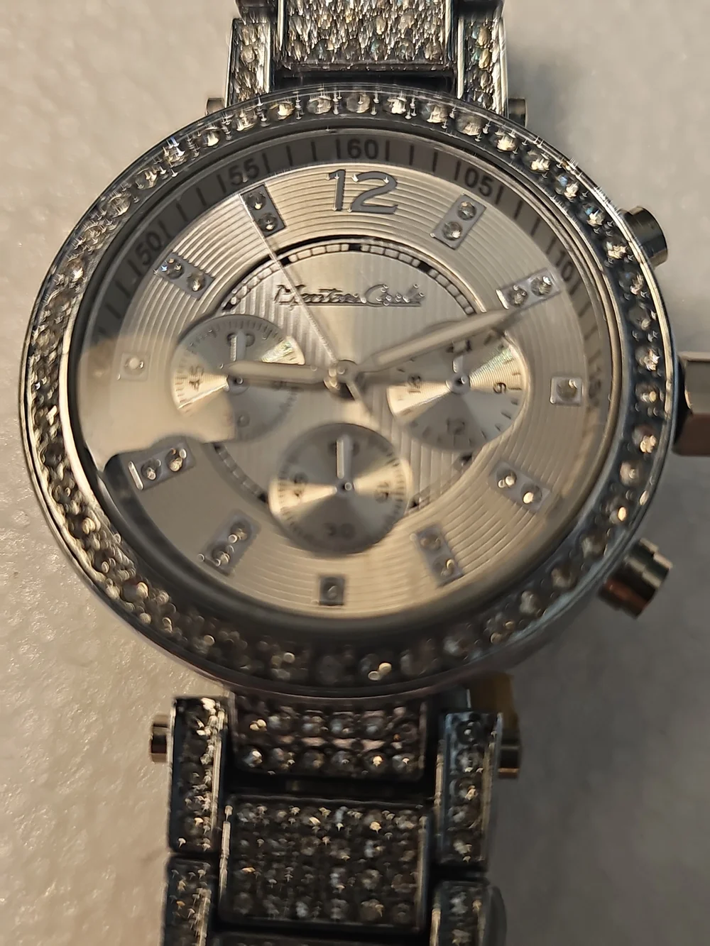 New with Tags Montres Carlo Crystal Chronograph Style Watch